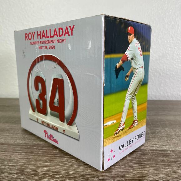Roy Halladay Phillies #34 Number Retirement Night Commemorative Plaque MLB Club - Picture 10 of 15